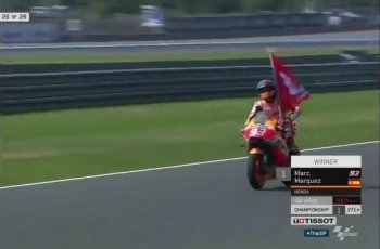 Marc Marquez Cetak Sejarah, Pembalap MotoGP Pertama yang Menang di Sirkuit Chang, Thailand. (Twitter/MotoGP)