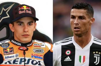 Marc Marquez vs Cristiano Ronaldo. (aplinestars.com/goals.com)