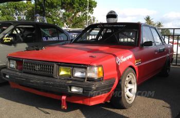 Mobil yang digunakan Tyo Afif Fahrian, Toyota Cressida. (Mobimoto.com/Cesar Uji Tawakal)