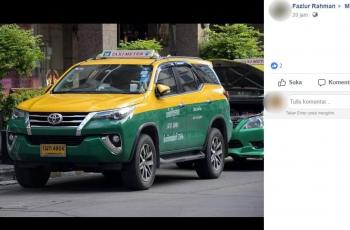 Toyota Fortuner dijadikan taksi di Thailand. (Facebook/Motuba)