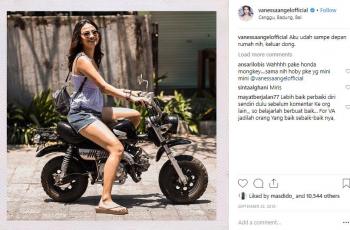 Koleksi kendaraan Vanessa Angel. (Instagram/@vanessaangelofficial)