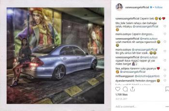 Koleksi kendaraan Vanessa Angel. (Instagram/@vanessaangelofficial)