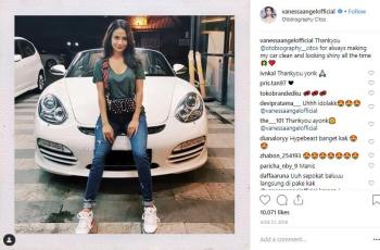 Koleksi kendaraan Vanessa Angel. (Instagram/@vanessaangelofficial)