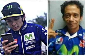 Para kembaran Valentino Rossi.