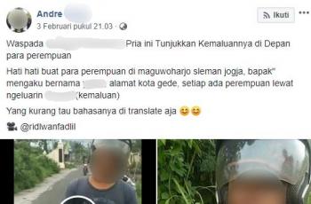 Pemotor terciduk warga saat melakukan perbuatan tidak senonoh. (Facebook/Motuba)