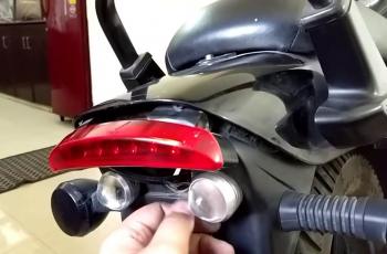 Ilustrasi Lampu Rem dan Lampu Indikator Sepeda Motor. (YouTube)