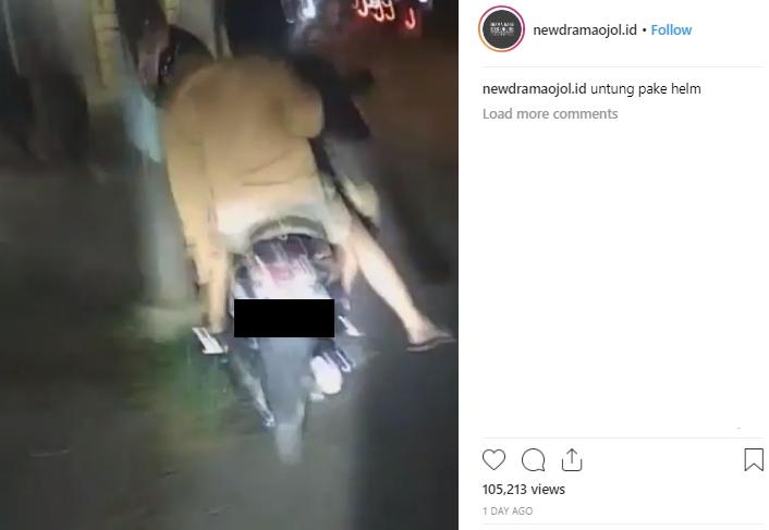 Pemboceng ngantuk kena apes. (Instagram/@newdramaojol.id)