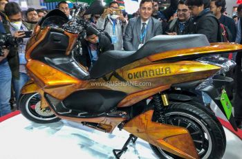 Okinawa Cruiser dibekali mesin listrik dan ada fitur parkir mundur (rushlane)