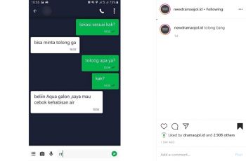 Order ojol karena alasan yang kocak. (Instagram/@newdramaojol.id)