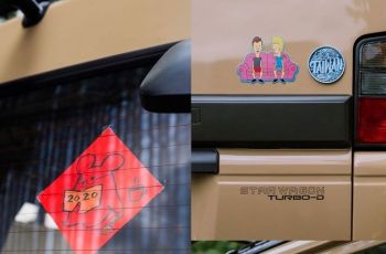 Mitsubishi Delica lawas yang dimodif ultra gahar. (Facebook/ Kyusha Spirit)