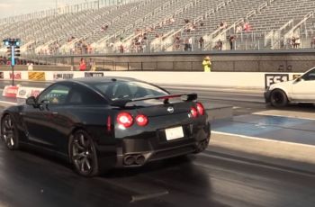 Nissan GT-R vs. Old Honda di ajang drag race (Autoevolution)