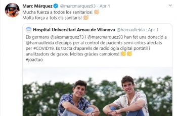 Balasan Dari Marc Marquez (Twitter-Marcmarquez93)