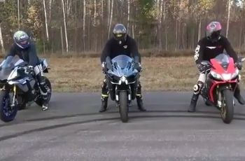 Tiga pemilik moge adu burnout (Instagram-bikertube)