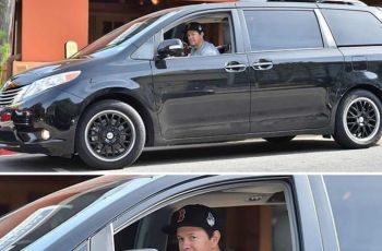 Mark Wahlberg dan Toyota Sienna Minivan. (motor1.com)