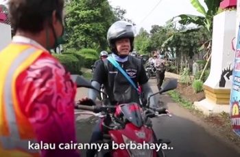 Ganjar Pranowo saat melakukan sosialisasi pencegahan virus Corona (Instagram-ganjar_pranowo)