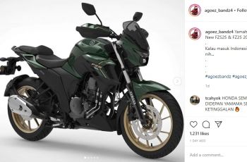 Yamaha FZ25 dibully warganet. (Instagram)