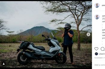 Motor BMW C 400 GT Andanda Omesh. (Instagram)