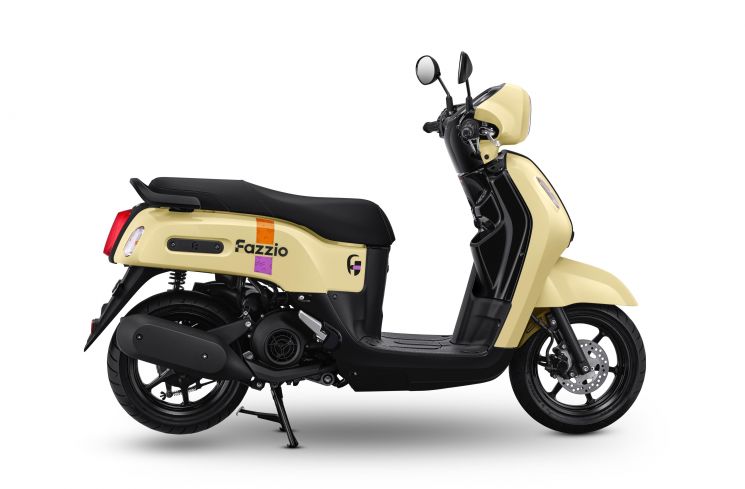 Fazzio Hybrid tampil dengan konsep Two Tone, Yolo Black. [Dok Yamaha Indonesia]