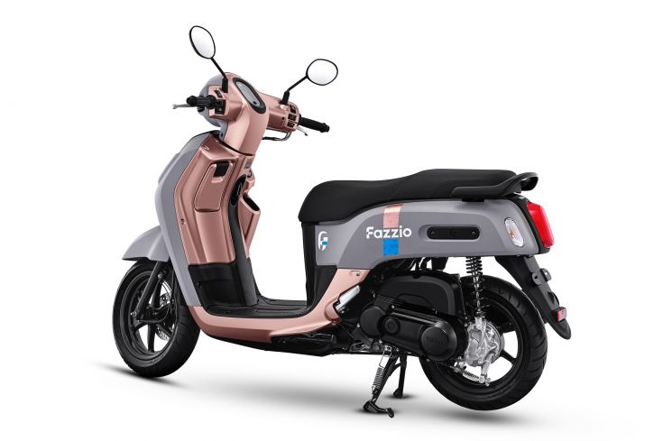 Fazzio Hybrid tampil dengan konsep Two Tone, Grayceful Pink. [Dok Yamaha Indonesia]