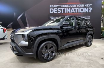 Spesifikasi Mitsubishi Destinator, SUV yang diluncurkan di Jakarta, Jumat (17/7/2025), menunjukkan ia dirancang untuk mengisi celah strategis antara Xpander dan Pajero Sport. [Mobimoto.com/Liberty Jemadu]
